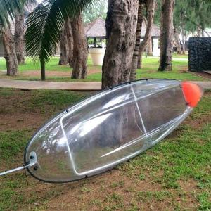 China Polycarbonate Clear Bottom Kayak For 2 Person 330cm Length CE / SGS Approval factory