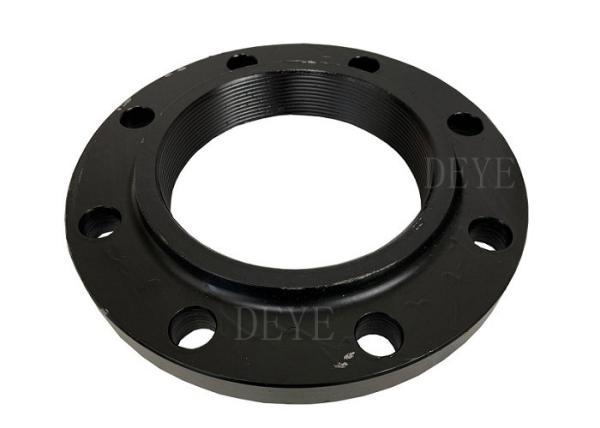 A105 ANSI ASME DIN Forged Steel Flange Carbon Steel Threaded Flange With NPT