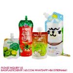 Wholesale Stand Up SpoutBag Drinking Packing Bag Liquid Pouches Juice Package