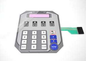 China Abrasion Resistant Metal Dome Membrane Switch Easy To Operate / Intuitive factory
