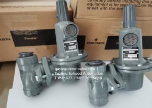 China Ductile Iron Fisher Gas Regulator 627 Model Pressure Gas Regulator 250PSI Inlet factory