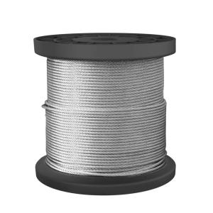China 7X7 1/8'' 304 Stainless Steel Wire Rope for Traction factory
