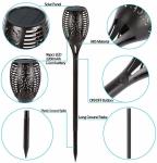 Solar Torch Lights,96 LED Dancing Flame Lighting, Waterproof Wireless Outdoor