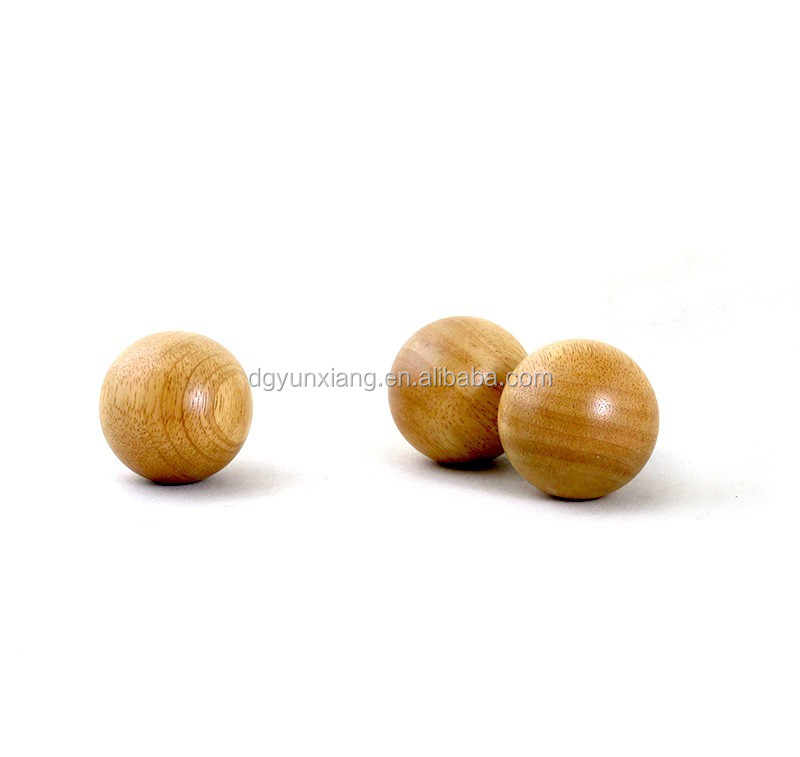 Rubber Wood Ball Stopper For Glass Wine Decanter