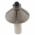 40mm Rotary Taper Head Diamond Profile Wheel Router Routing Stone Coarse Grit 60