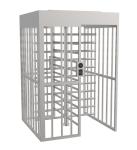 Access Control High Security Stainless Steel Full Height Turnstile