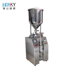 China Pneumatic 12ml Semi Automatic Paste Filling Machine For Gel Syringe factory