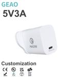 5V 3A GaN Fast Charger PD 20W GaN Usb C Charger With Fireproof PC Material