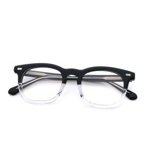 China Fad Style Acetate Glasses Optical Frames For Women Men'S MR 98612 factory