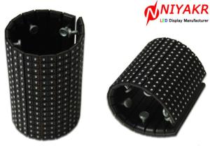 China P10 Full Color Flexible Creative LED Display With Customized Shape factory