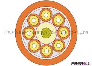 China Flame Retardant 8 Core Fiber Optic Cable , 2.0mm Fiber Optic Breakout Cable factory