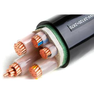 China PE Coated Copper Aluminum Conductor XLPE Insulated Power Cable for Underground Projects factory