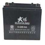 12V Black DAYANG Motorcycle Battery 9A OEM Enterprise Member Material Accumulato