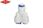 1/4" Tube Water Purifier Accessories K702/K706 Tee Joint Y Shape Quick Connector