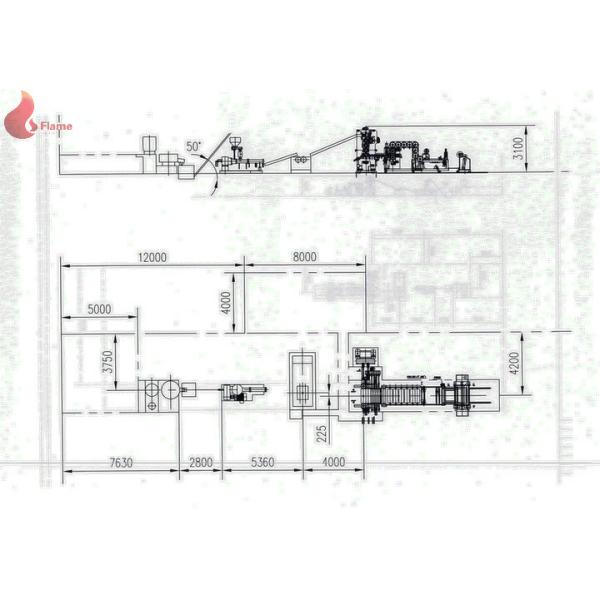 800 - 1000 Kg/H Calender Machine For Pvc Film Manufacturing Process