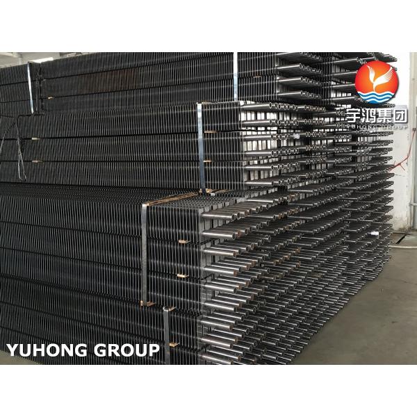 ASTM A270 TP316L Seamless Steel Square Fin Tube For Heat Exchanger Condenser