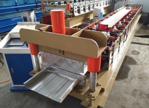 China Metal Standing Seam Roll Forming Machine Hydraulic Cutting Type 5.5m×1.05m×1.3m factory