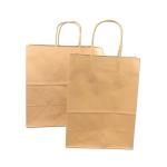 Matte Lamination Bakery Packaging Bags Biodegradable Brown Kraft Paper Bags