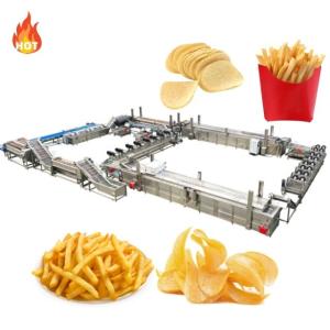 China High Productivity Wheat Frozen French Fries Production Line for Potato Processing factory