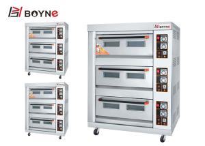 China Double Deck Four Trays Gas Oven Bread Shop Bakery Kitchen Commercial Food Shop factory