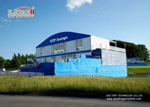 China Customized Durable Double Decker Tents With Glass Walls And ABS Walls factory
