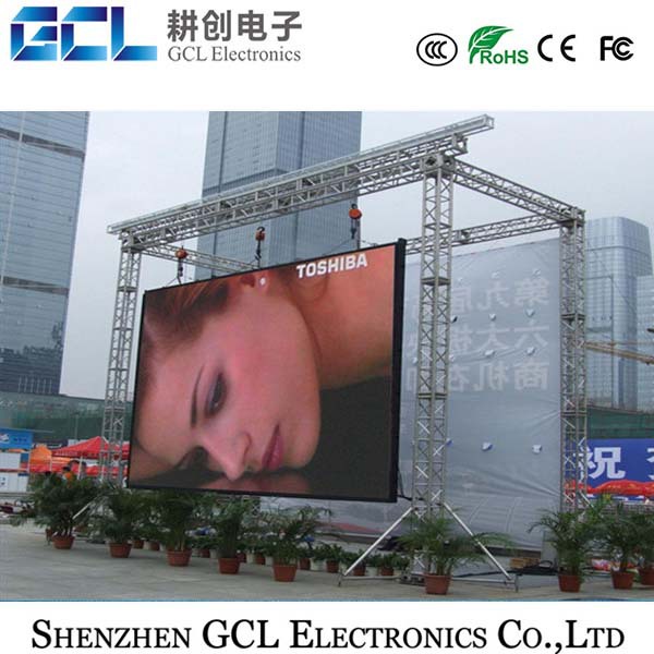 easy install Rental use die-casting LED display screen thin and light led screen