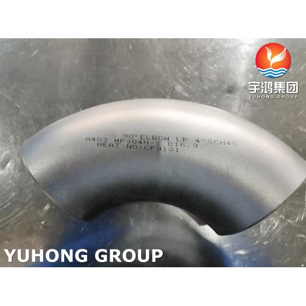 ASTM A403 WP304-S 90DEG. LR Stainless Steel Seamless Elbow Butt Weld Pipe Fitting