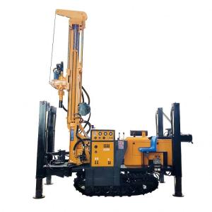 China 200m Crawler Mounted Pneumatic Water Well Drilling Machine 58KW Diesel Engine factory