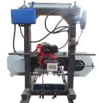 Diesel Engine Portabe Horizontal Band Saw Cutting Machine For Wood