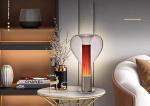 Classic Home Decor Bedroom Portable Table Lamp Amber Decor Glass Shade bedroom