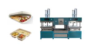 China Sugarcane Bagasse Plate Making Machine With Time Saving Features factory