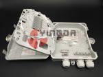 Outdoor Optical Terminal Box 1x12 PLC splitter , 12 Cores 3Ports Fiber