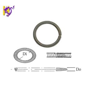 China Stainless Steel Oil Seal Garter Spring Chrome Finished 20mm Dia factory