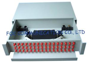 China High strength Sliding Fiber Optic Patch Panel / FC 48 port patch panel factory