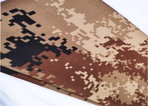 China High Strength Camo Cloth Tear Resistant , Outdoor Waterproof Camo Fabric factory