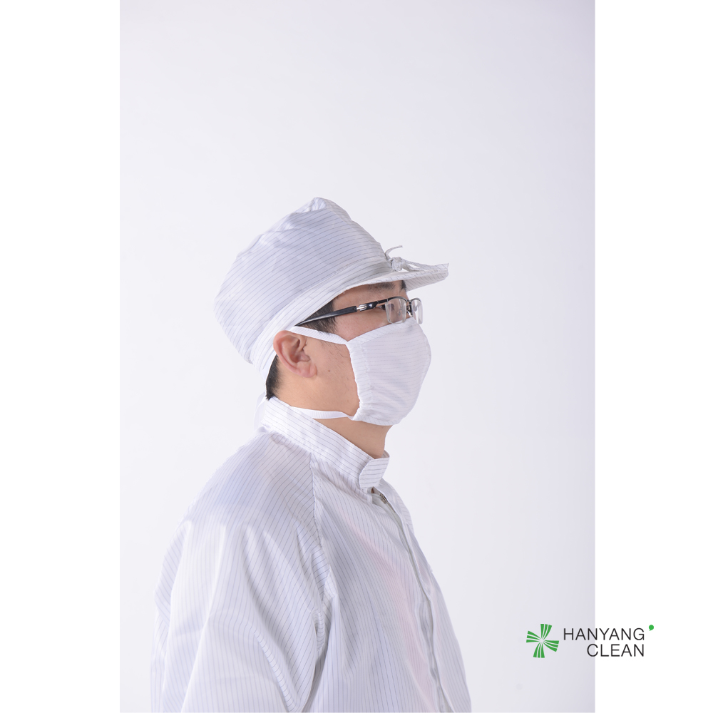 Anti Static ESD Cleanroom strap Face Mask with adjustable stoppers folding safety mouth nose