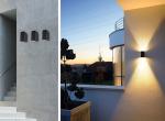 Outdoor Wall Lamp Waterproof Double Beam Up And Down Spot Light Wall Washing
