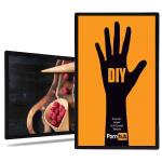 Factory direct sales 55 inch indoor wall mount multi screen display with