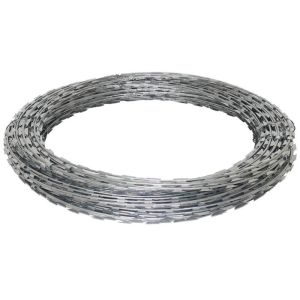 Eco Friendly Cross Razor Wire Hot Dipped Galvanized For Fence 5-25kg / Roll