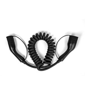 China 11KW Type2 To Type2 Electric Vehicle EV Charging Cable Charger Lead 16A 3Phase 5M factory