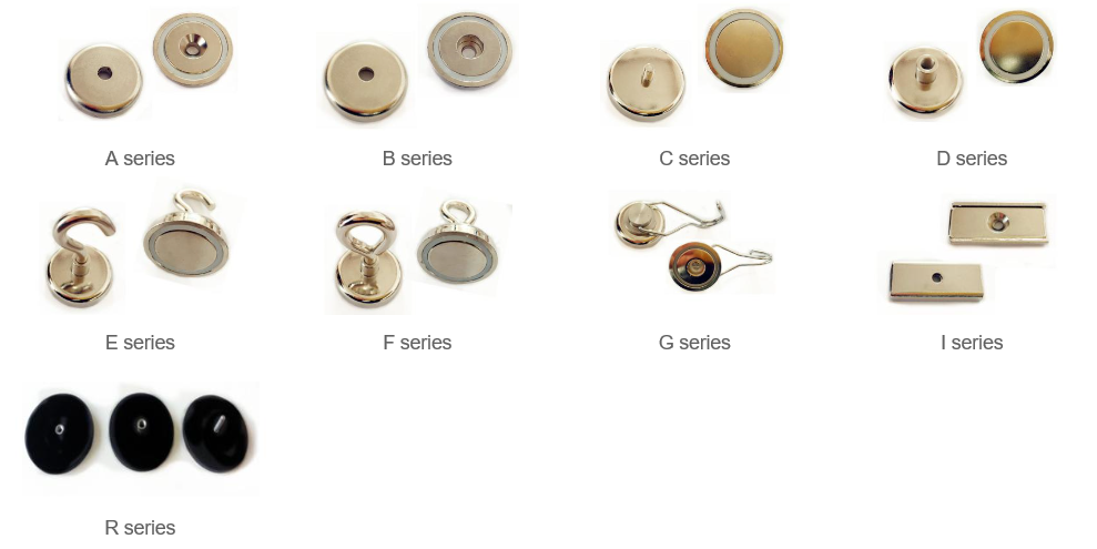 Powerful Rubber Coated Magnet Neodymium Pot Magnet With External Thread For Sale