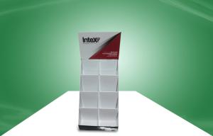 Customized Durable Cardboard Countertop Displays With Offset Printing Brochure Holder