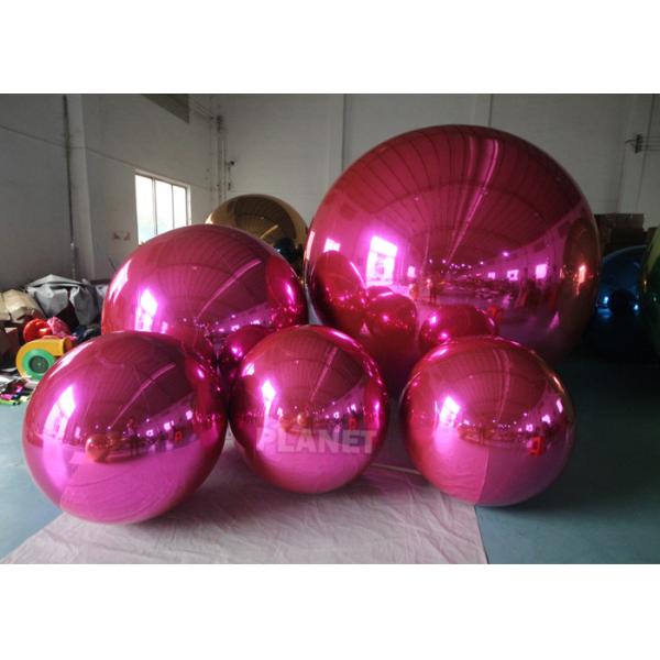 Custom Double Layer Reflective PVC Inflatable Mirror Ball Balloon Silver Giant Inflatable Mirror Ball For Decoration