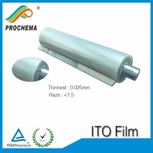 China Conductive PROX100 ito pet film for Electroluminscent panel printing factory