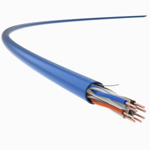 China Bare Copper PVC Jacket CAT6 Network Cable UTP 23AWG 0.55mm factory