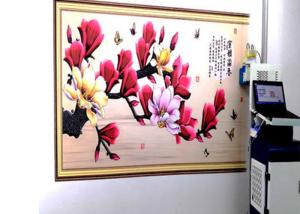 China 24㎡/H 720X1080DPI CMYK Vertical Wall Painting Machine factory