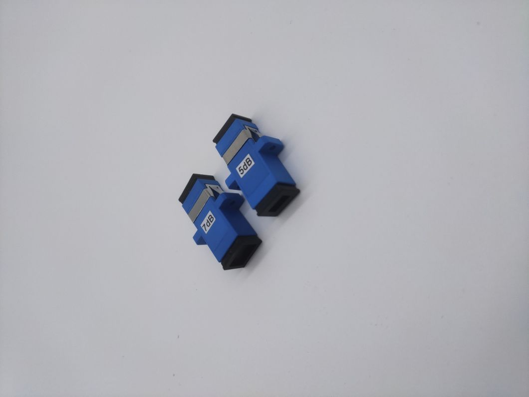Wholesale Cheap Price Sc Upc Flange Singlemode Fiber Optic Attenuator 1-30dB Optional for FTTH Communication