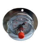 Painted Steel Electric Contact Pressure Gauges 3500psi With Flange