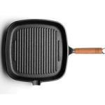Flat Bottom Stovetop Grill Pan Cast Iron Non Stick Frying Pans For Cooking