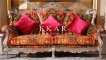 Living Room Elegant Sofa Set Classical Fabric Chesterfield Sofa LS-A803T